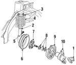 E63Z1126A - Brakes: Drum for Ford Image