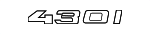 51149463148 - Body: Nameplate for BMW: 430i, 430i Gran Coupe, 430i xDrive, 430i xDrive Gran Coupe Image