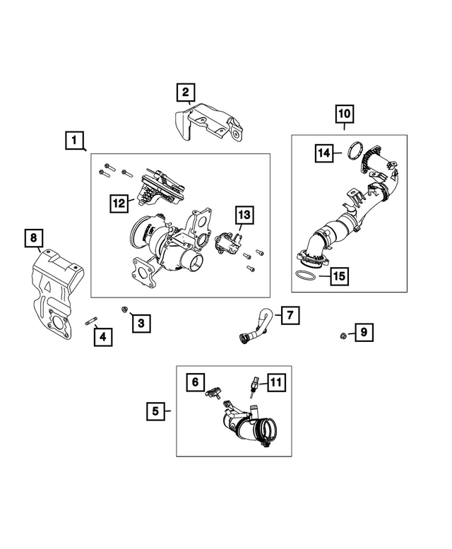 68439489AA - : Turbocharger for Mopar Image