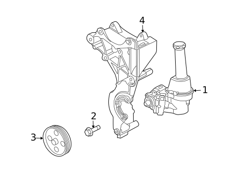 Pump & Hoses for 2010 Hummer H3 #0