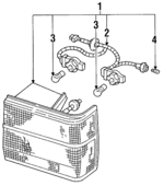 36001538 - Electrical: Tail Lamp for Dodge: Monaco Image