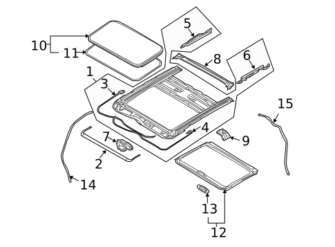 Sunroof for 2003 INFINITI FX45 #0