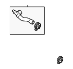17127575432 - Cooling System: Reservoir Hose for BMW: 550i, 550i GT, 550i GT xDrive, 550i xDrive, 650i, 650i Gran Coupe, 650i xDrive, 650i xDrive Gran Coupe, 750i, 750i xDrive, 750Li, 750Li xDrive Image