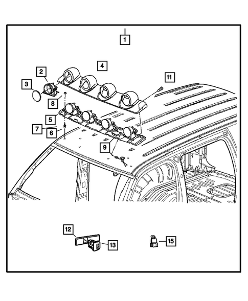 Fog Lights & Electrical for 2004 Jeep Liberty #0