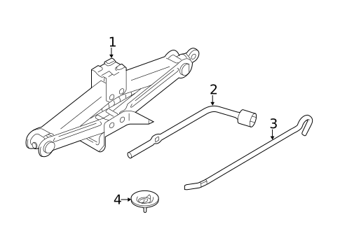 Jack & Components for 2025 Mitsubishi Eclipse Cross #0