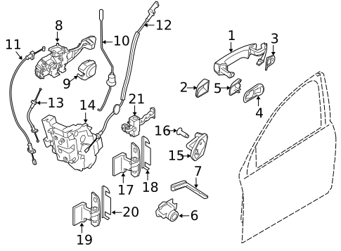 Front Door for 2009 Volvo V70 #1