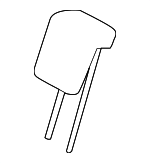 719700E160B0 - Body: Headrest for Toyota: Highlander Image