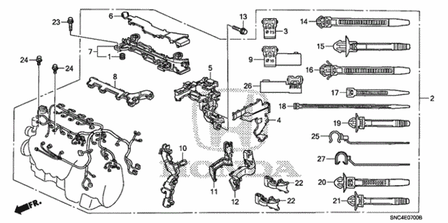Engine Wire Harness for 2006 Honda Civic #0