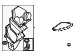 13717856921 - Engine: Air Cleaner Assembly for BMW Image