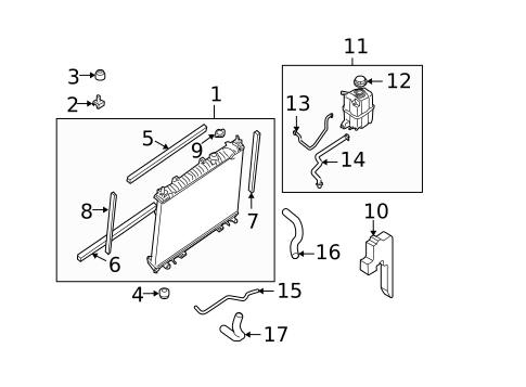 Radiator & Components for 2013 Nissan TITAN #0