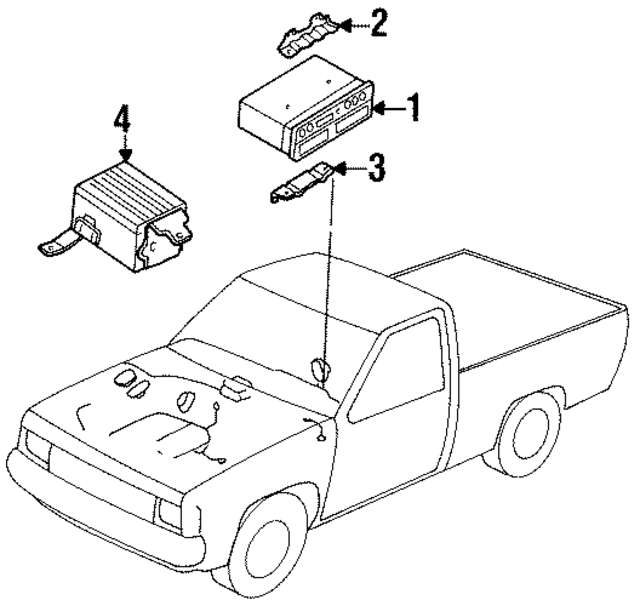 28115S3800 - : Radio for Nissan Image