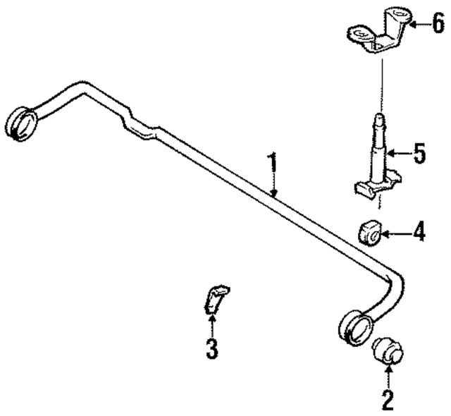 5624301E01 - : Suspension Stabilizer Bar Link Bushing for Nissan Image