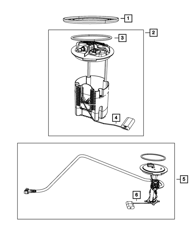 5145583AE - Fuel: Fuel Pump/level Unit Module Kit, Primary for Mopar Image image