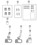 68708679AA - Wheels: Tire Pressure Sensor Nut for Mopar Image