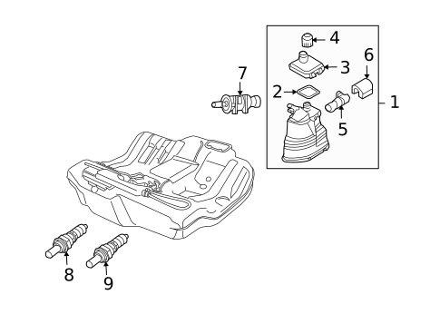 Switches, Solenoids & Actuators for 2010 Saab 9-3X #0