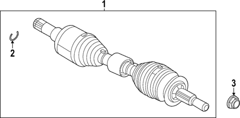 Drive Axles for 2022 Ford F-150 Lightning #1