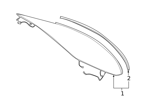 Glass & Hardware - Back for 2018 Mercedes-Benz E63 AMG S #0