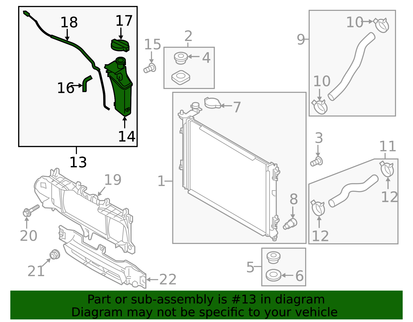 25430-3T000 - Reservoir Assembly 2015-2017 Kia K900 | Kia.Parts Store
