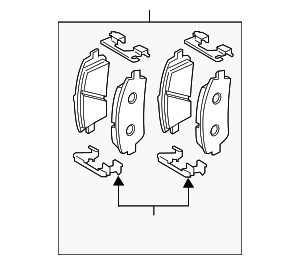 58101S9A00 - : Brake Pads Front for Kia: Telluride Image