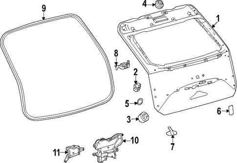 Gate & Hardware for 2024 Lexus RZ300e #0