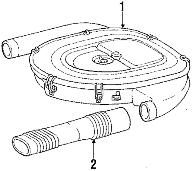1170941982 - Engine: Air Inlet Hose for Mercedes-Benz Image