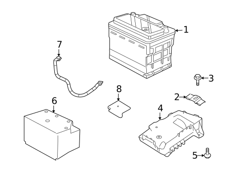 Battery for 2008 Saturn Astra #0