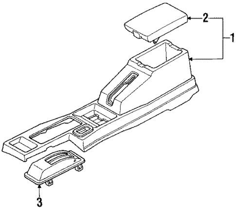 Center for 1993 Nissan Pathfinder #0