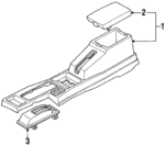 9691083G11 - Body: Console Assembly for Nissan: Pathfinder Image