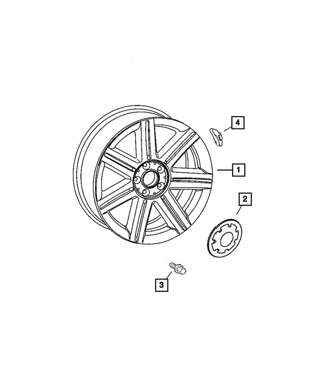 « 5096856AC –  : Roue Ecrou pour Mopar Image »