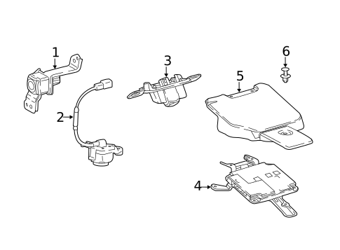 Electrical Components for 2020 Toyota Camry #2