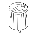 31115N9500 - : Fuel Filter for Kia: Carnival, Sportage Image