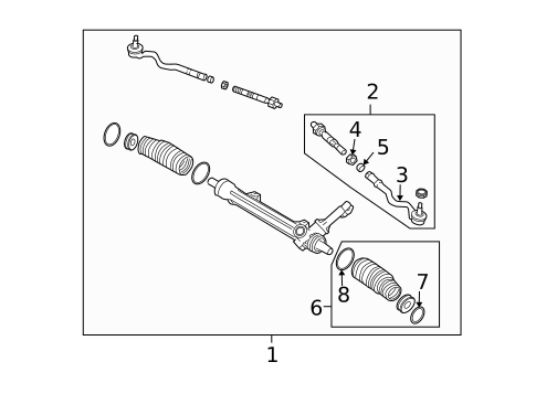 Steering Gear & Linkage for 2006 BMW Z4 #0