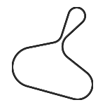 311105R0003 - : Serpentine Belt for Honda: Fit Image