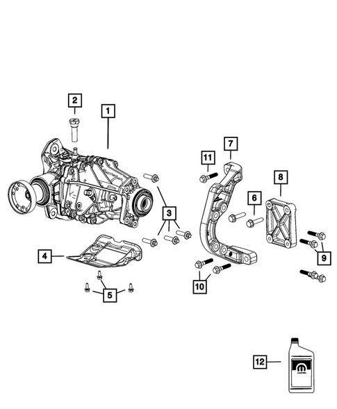 Transfer Case and PTU Assembly for 2026 Jeep Cherokee #1