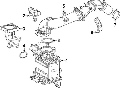 Intercooler for 2025 Lexus TX350 #2