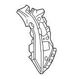 617130E080 - Body: Quarter Panel Reinforcement for Lexus Image