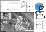 61138377732 - Vehicle Electrical System: Double Leaf Spring Contact for BMW Image