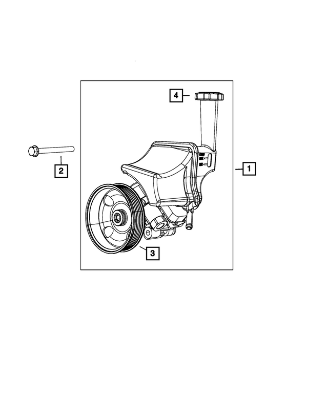 6102184AA - Steering: Hex Head Bolt And Coned Washer for Mopar Image