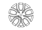 LR086349 - Suspension: Wheel, Alloy for Land Rover: Range Rover Image