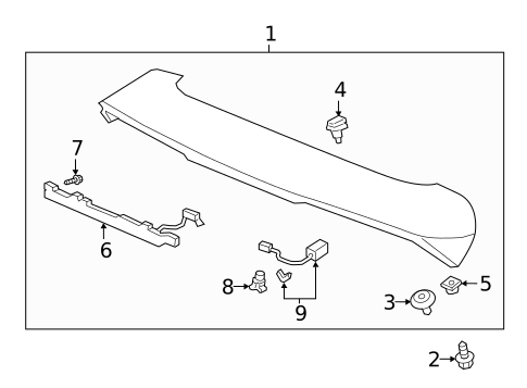 Spoiler for 2025 Honda Passport #0
