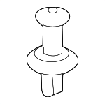 51111908077 - Body: Rocker Molding Rivet for BMW Image