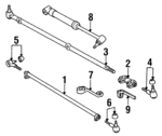 52006606 - Steering: Adjust Tube for Jeep: Wrangler Image