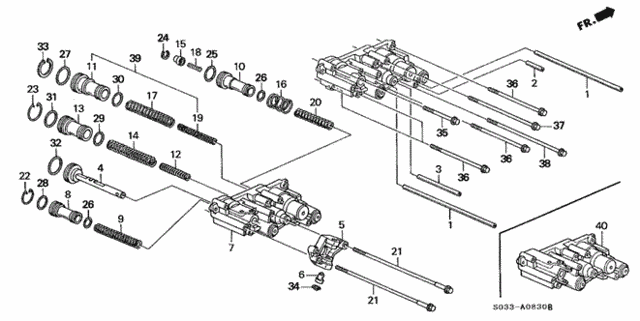 AT Servo Body (1) for 1997 Honda Civic #0