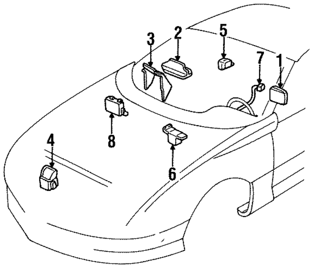 16868281 - : Driver Air Bag for GM Image