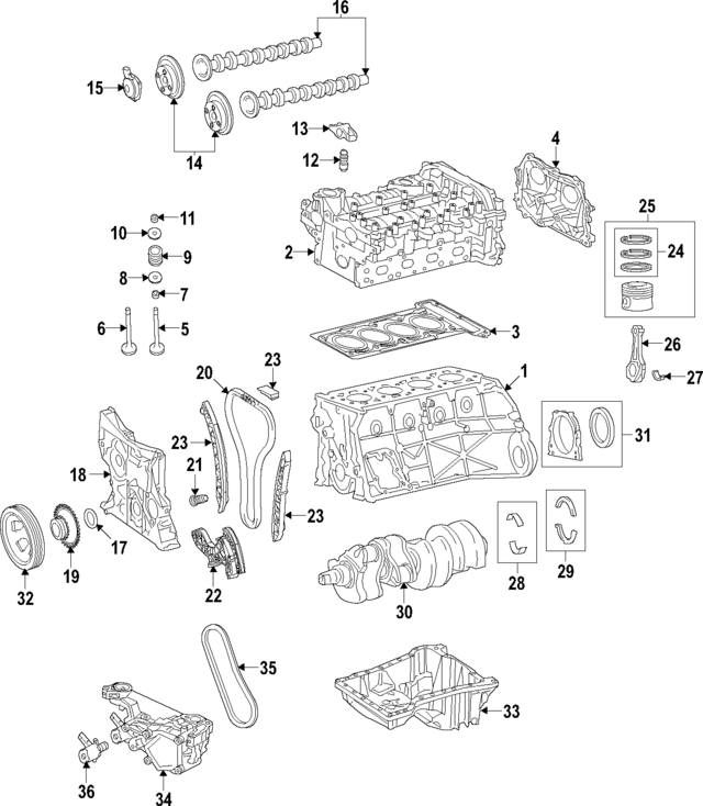 2741801100 - Engine: Engine Oil Pump for Mercedes-Benz Image