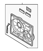 7L0121207D - Cooling System: Shroud for Volkswagen: Touareg Image