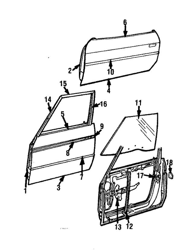 4297862 - Body: Door Shell for Mopar Image