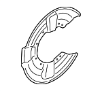 34209805960 - Brakes: Backing Plate for Mini: Cooper Countryman, Cooper Paceman Image