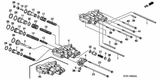 AT Servo Body for 2001 Honda CR-V #0