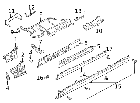 Pillar & Side Panels for 1997 BMW Z3 #0